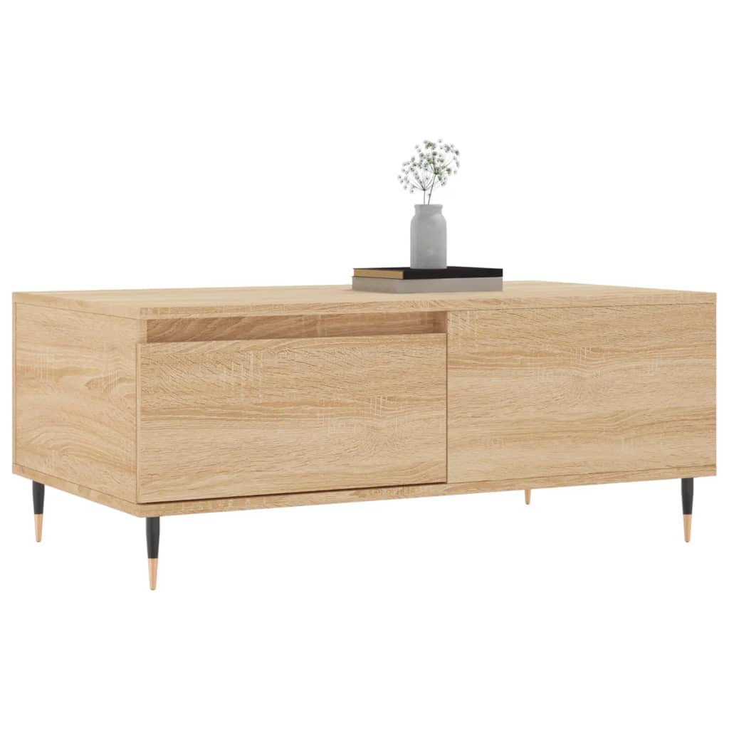Coffee Table Sonoma Oak 90x50x36.5 cm Engineered Wood
