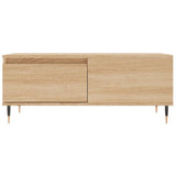 Coffee Table Sonoma Oak 90x50x36.5 cm Engineered Wood