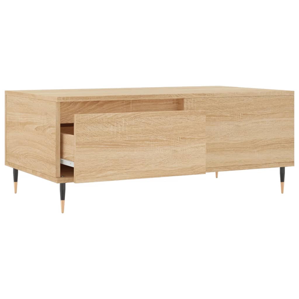 Coffee Table Sonoma Oak 90x50x36.5 cm Engineered Wood