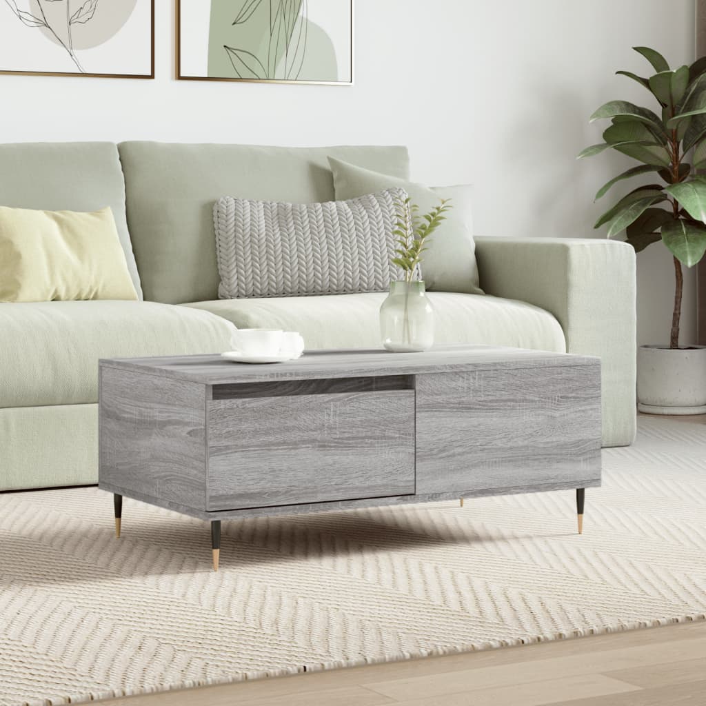 Coffee Table 90X50X36.5 Cm Engineered Wood