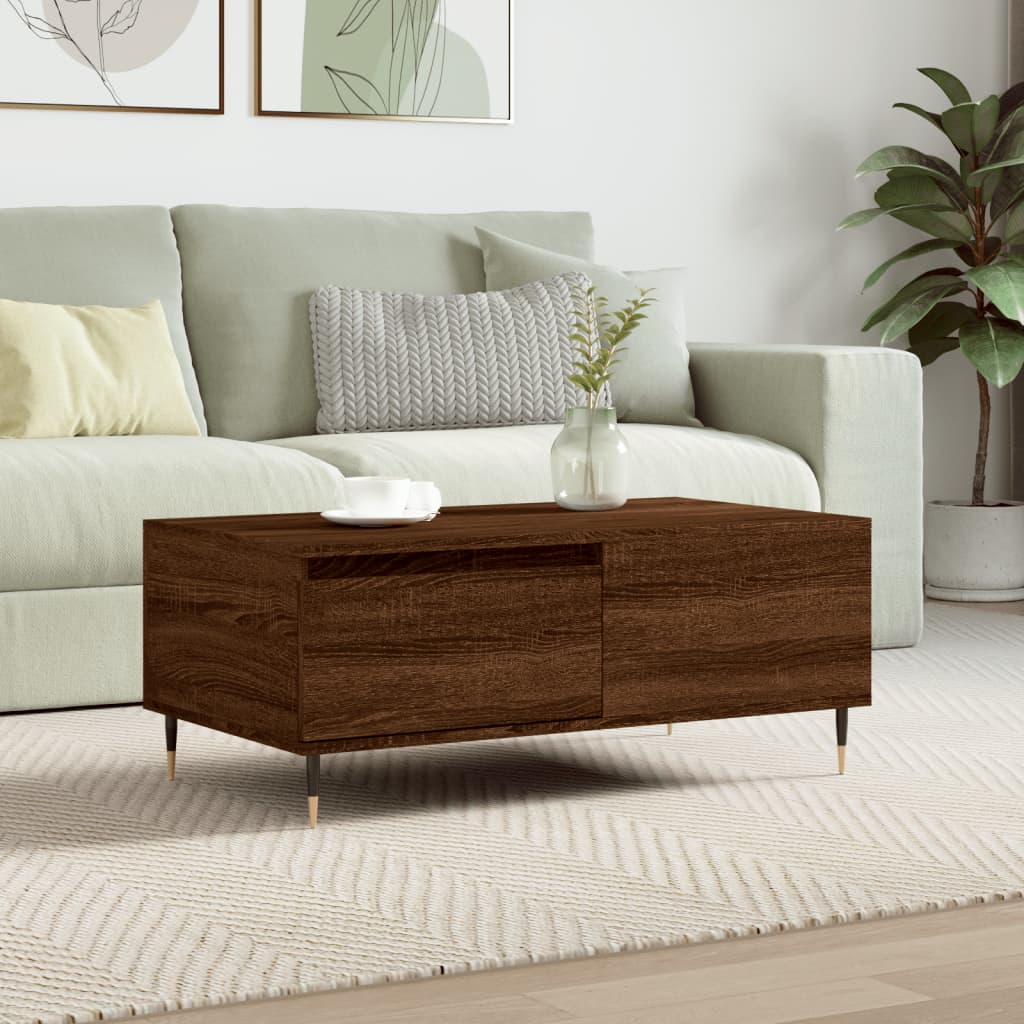 Coffee Table 90X50X36.5 Cm Engineered Wood