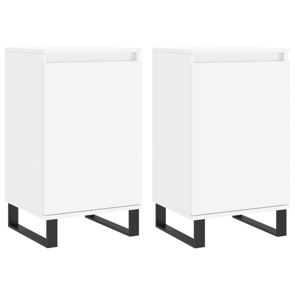 Sideboards 2 Pcs 40X35X70 Cm Engineered Wood