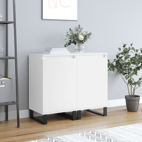 Sideboards 2 Pcs 40X35X70 Cm Engineered Wood