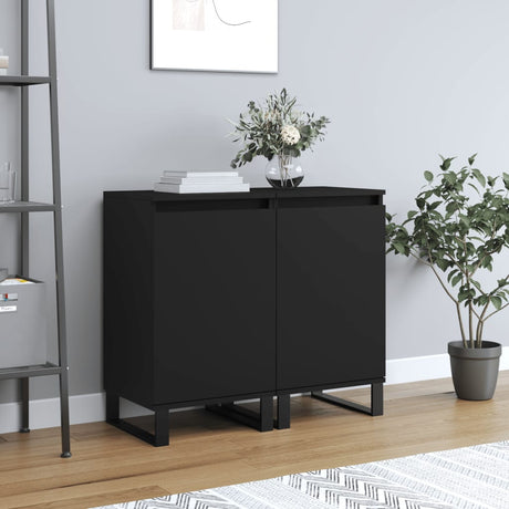 Sideboards 2 Pcs 40X35X70 Cm Engineered Wood