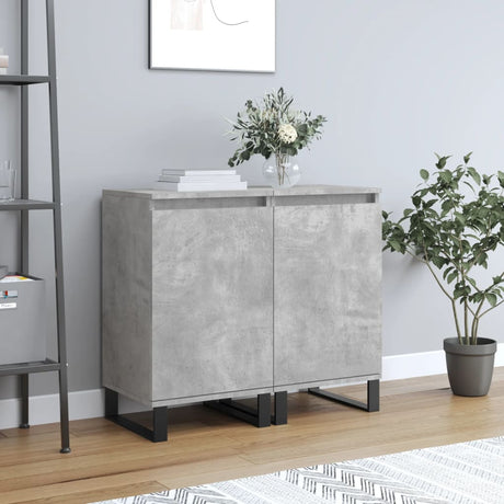 Sideboards 2 Pcs 40X35X70 Cm Engineered Wood