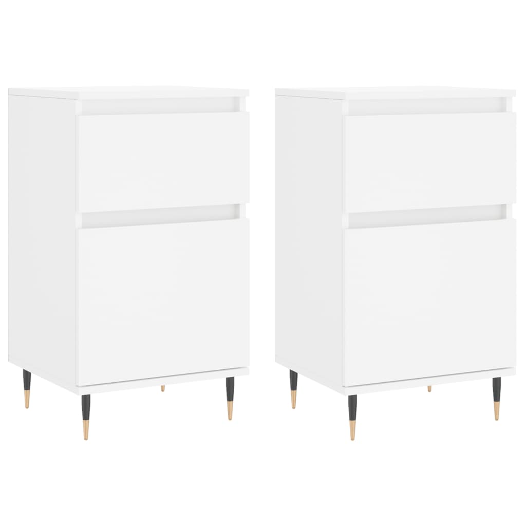 Sideboards 2 Pcs 40X35X70 Cm Engineered Wood