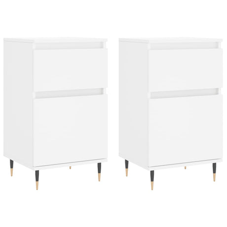 Sideboards 2 Pcs 40X35X70 Cm Engineered Wood