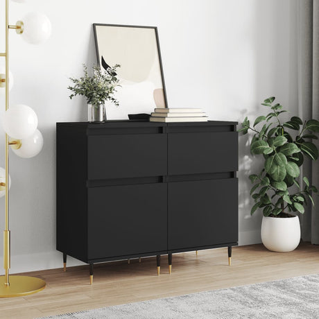 Sideboards 2 Pcs 40X35X70 Cm Engineered Wood