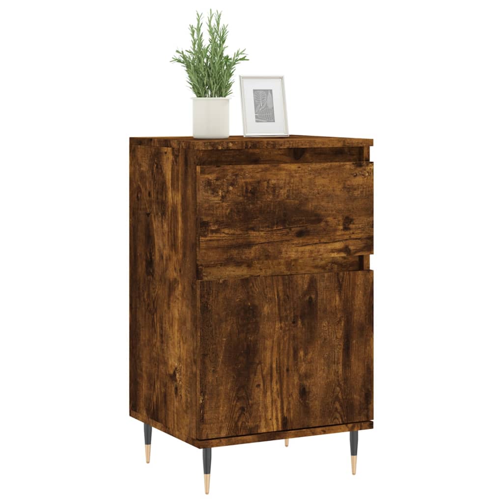 Sideboard Smoked Oak 40x35x70 cm Engineered Wood