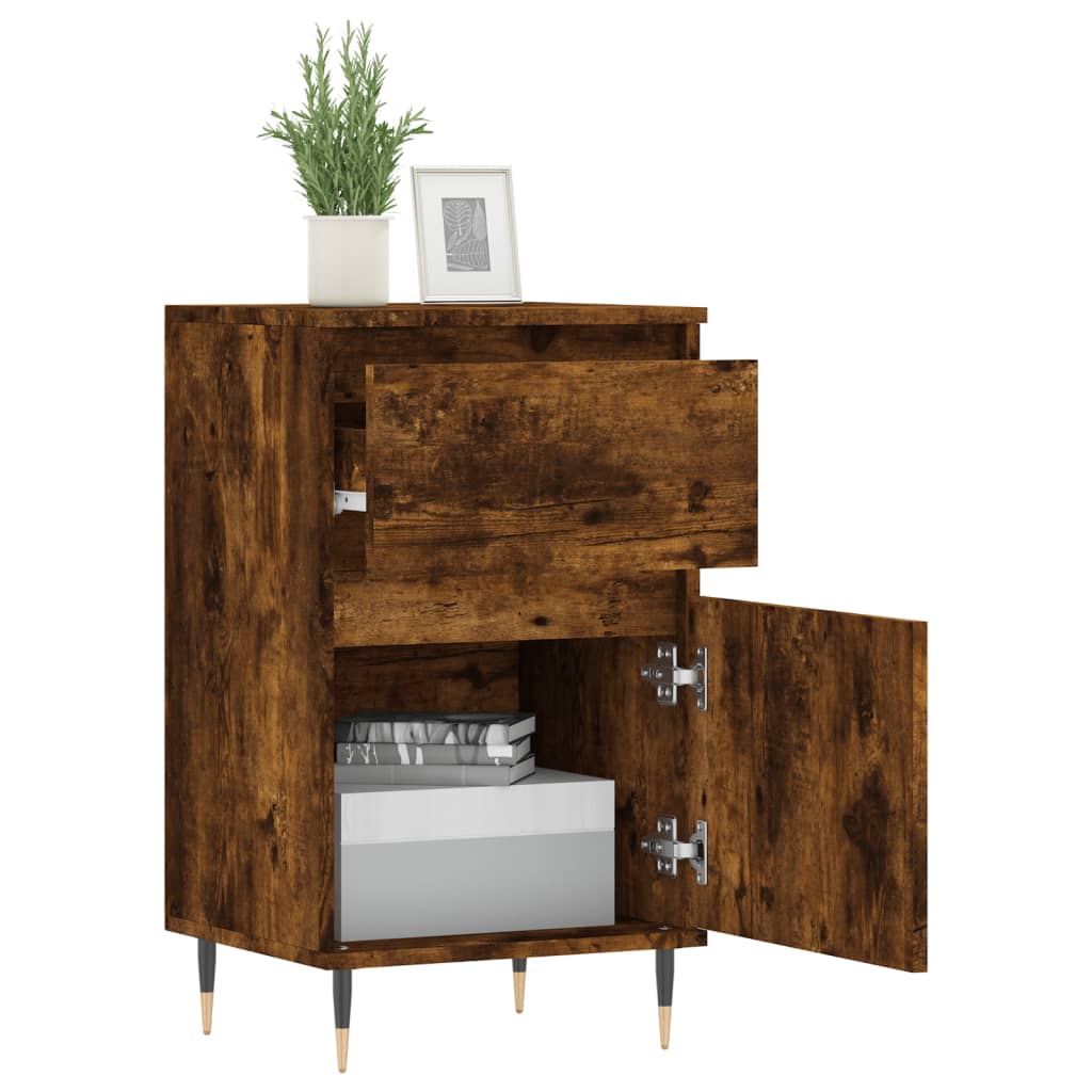 Sideboard Smoked Oak 40x35x70 cm Engineered Wood