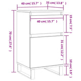Sideboard 40X35X70 Cm Engineered Wood