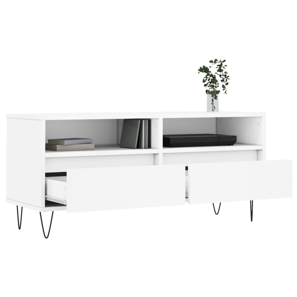 Tv Cabinet 100X34.5X44.5 Cm Engineered Wood
