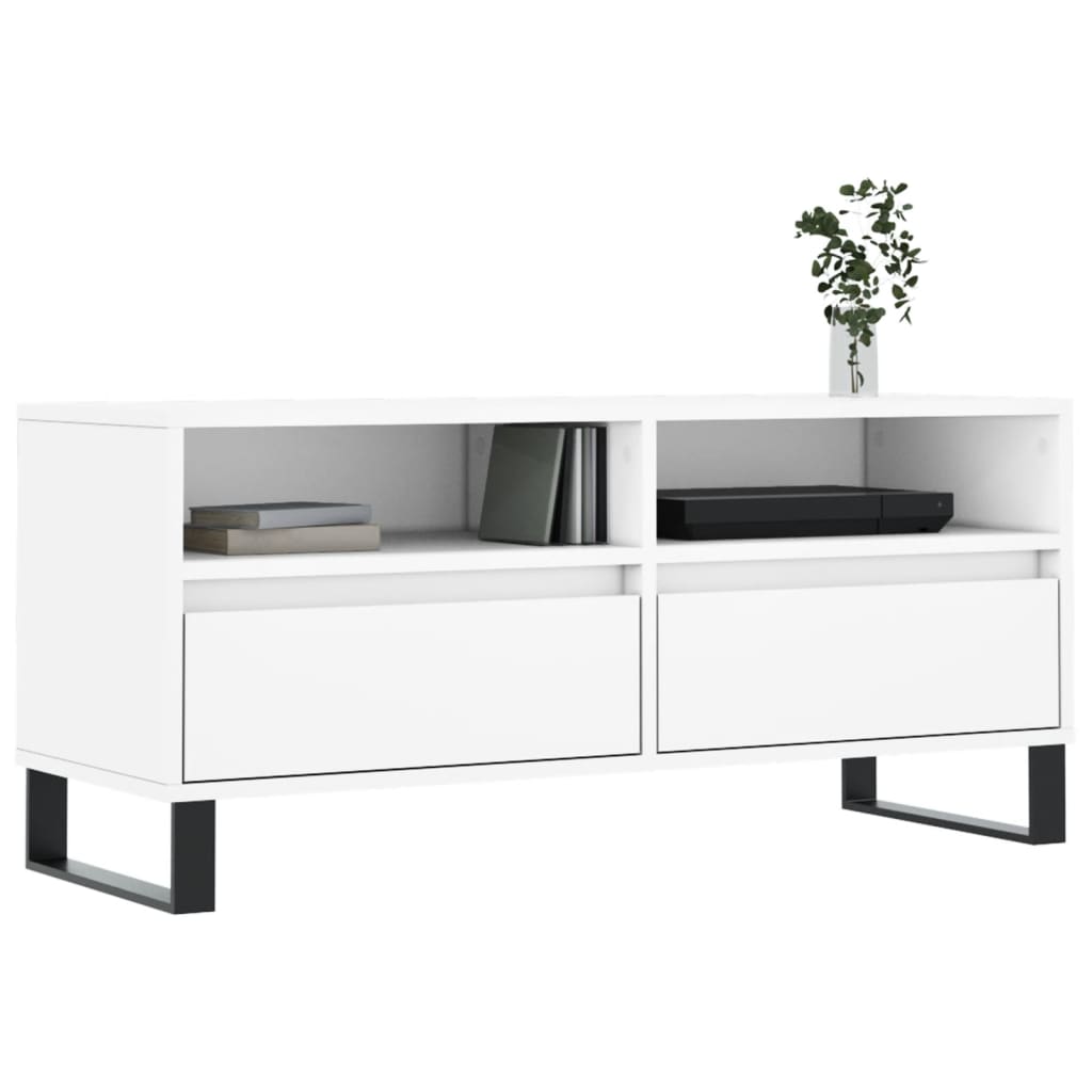 Tv Cabinet 100X34.5X44.5 Cm Engineered Wood