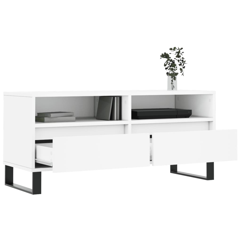Tv Cabinet 100X34.5X44.5 Cm Engineered Wood