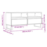 Tv Cabinet 100X34.5X44.5 Cm Engineered Wood