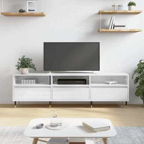 Tv Cabinet 150X30X44.5 Cm Engineered Wood