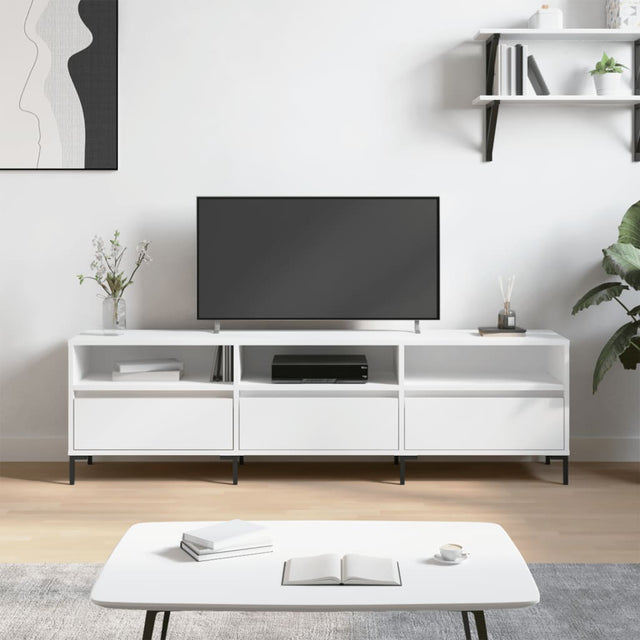 Tv Cabinet 150X30X44.5 Cm Engineered Wood