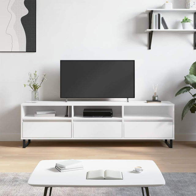 Tv Cabinet 150X30X44.5 Cm Engineered Wood