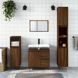 Bathroom Cabinet 30X30X190 Cm Engineered Wood