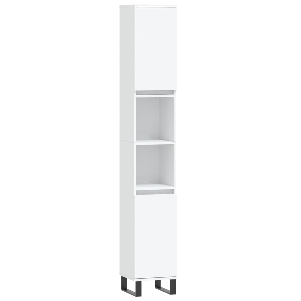 Bathroom Cabinet 30X30X190 Cm Engineered Wood