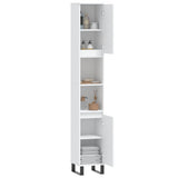 Bathroom Cabinet 30X30X190 Cm Engineered Wood