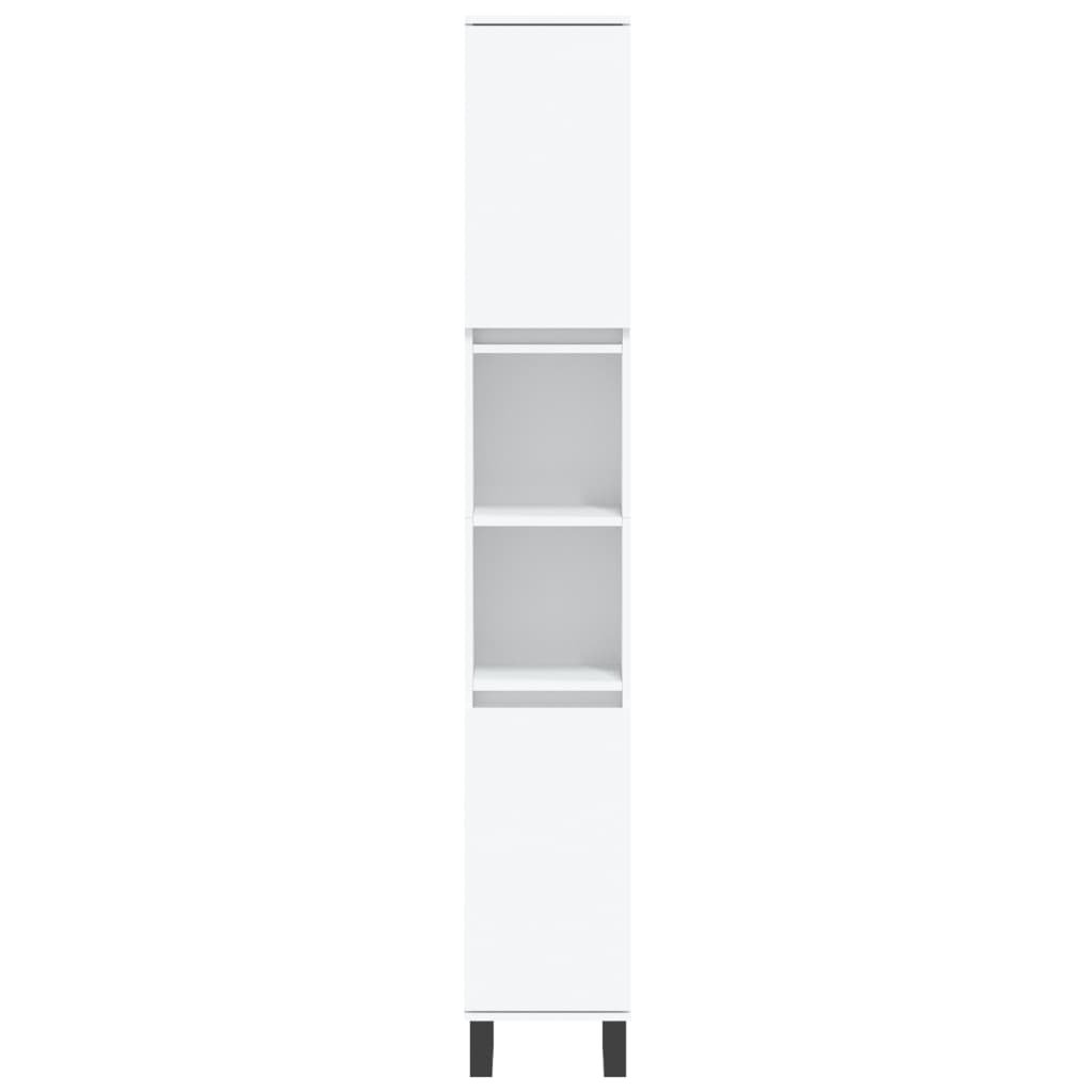 Bathroom Cabinet 30X30X190 Cm Engineered Wood