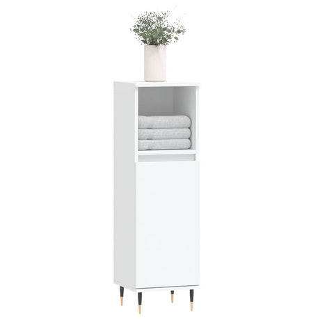 Bathroom Cabinet 30X30X100 Cm Engineered Wood