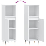 Bathroom Cabinet 30X30X100 Cm Engineered Wood