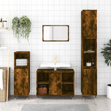 Bathroom Cabinet 30X30X100 Cm Engineered Wood