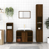 Bathroom Cabinet 30X30X100 Cm Engineered Wood