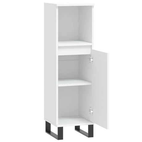 Bathroom Cabinet 30X30X100 Cm Engineered Wood