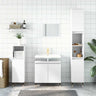 Bathroom Cabinet 58X33X60 Cm Engineered Wood