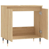 Bathroom Cabinet Sonoma Oak 58X33X60 Cm Engineered Wood