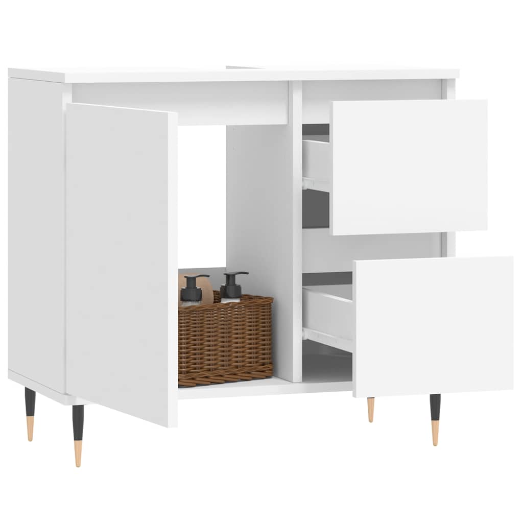Bathroom Cabinet 65X33X60 Cm Engineered Wood