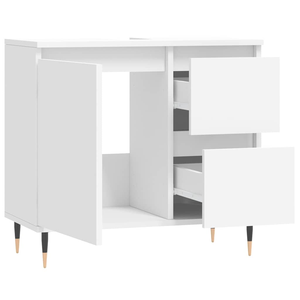 Bathroom Cabinet 65X33X60 Cm Engineered Wood