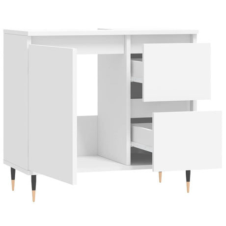 Bathroom Cabinet 65X33X60 Cm Engineered Wood