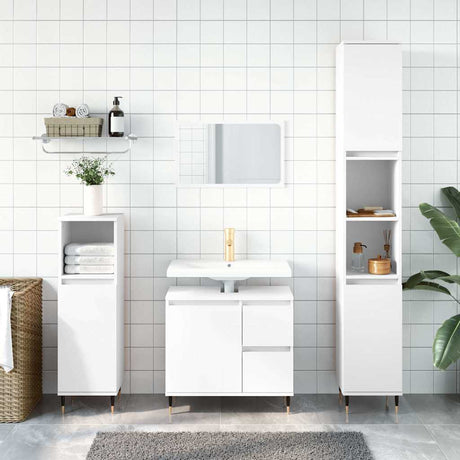 Bathroom Cabinet 65X33X60 Cm Engineered Wood