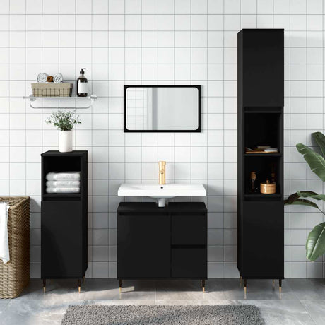 Bathroom Cabinet 65X33X60 Cm Engineered Wood