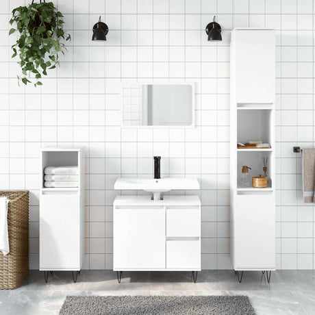 Bathroom Cabinet 65X33X60 Cm Engineered Wood