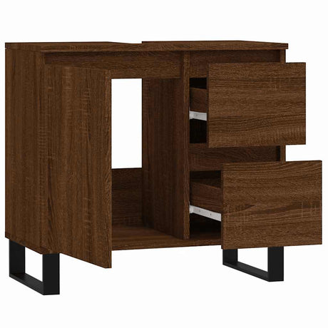 Bathroom Cabinet 65X33X60 Cm Engineered Wood