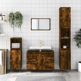 Bathroom Cabinet 80X33X60 Cm Engineered Wood