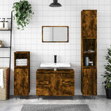 Bathroom Cabinet 80X33X60 Cm Engineered Wood