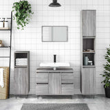 Bathroom Cabinet 80X33X60 Cm Engineered Wood