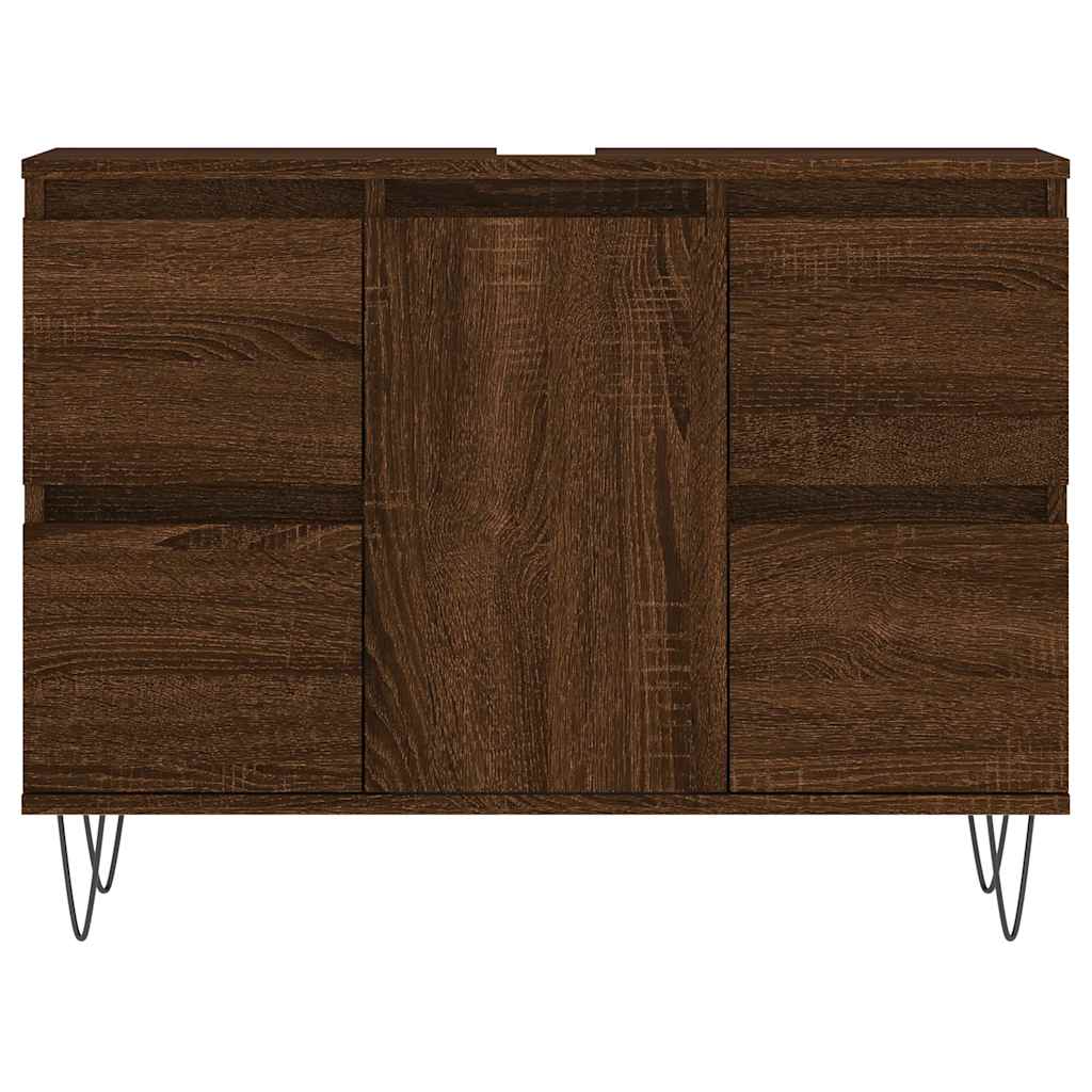 Bathroom Cabinet 80X33X60 Cm Engineered Wood