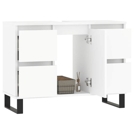 Bathroom Cabinet 80X33X60 Cm Engineered Wood