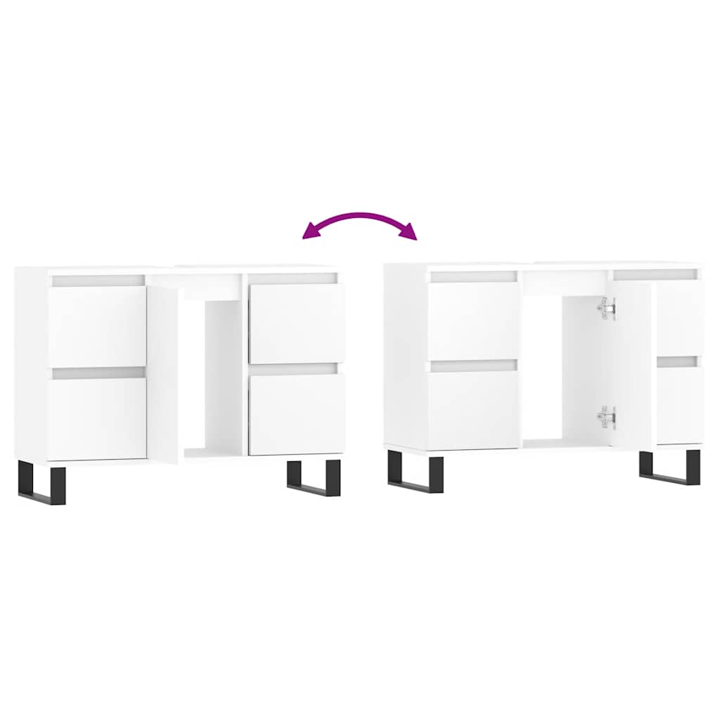 Bathroom Cabinet 80X33X60 Cm Engineered Wood