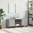 Record Cabinet 121X38X48 Cm Engineered Wood