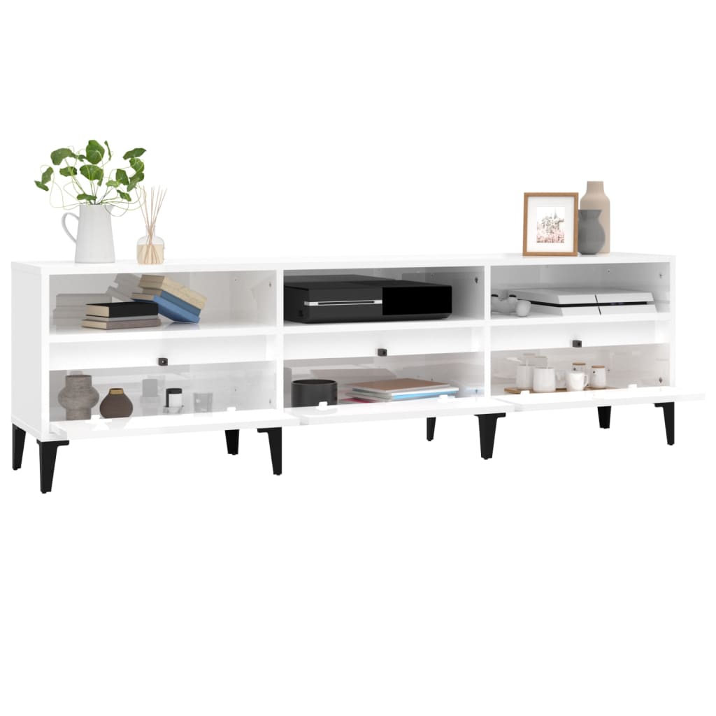 Tv Cabinet 150X30X44.5 Cm Engineered Wood