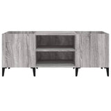 Record Cabinet Grey Sonoma 121X38X48 Cm Engineered Wood