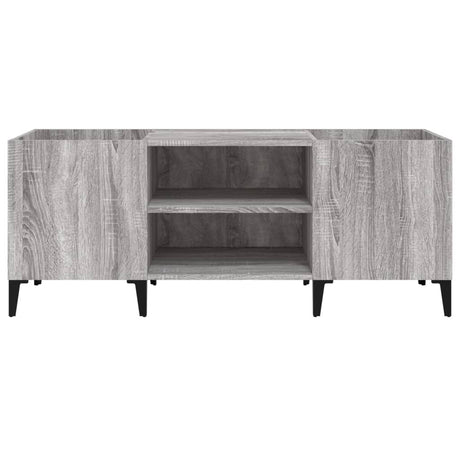 Record Cabinet Grey Sonoma 121X38X48 Cm Engineered Wood